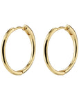 PILGRIM EANNA RECYCLED MEDIUM HOOPS GOLD