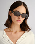 LE SPECS NOUVEAU VIE SUNGLASSES - BLACK