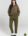 KAREN WALKER RUNAWAY GIRL ORGANIC COTTON CREWNECK SWEATSHIRT
