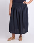 ELM FLAIR SHIRRED SKIRT