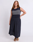 ELM FLAIR SHIRRED SKIRT