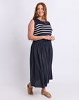 ELM FLAIR SHIRRED SKIRT
