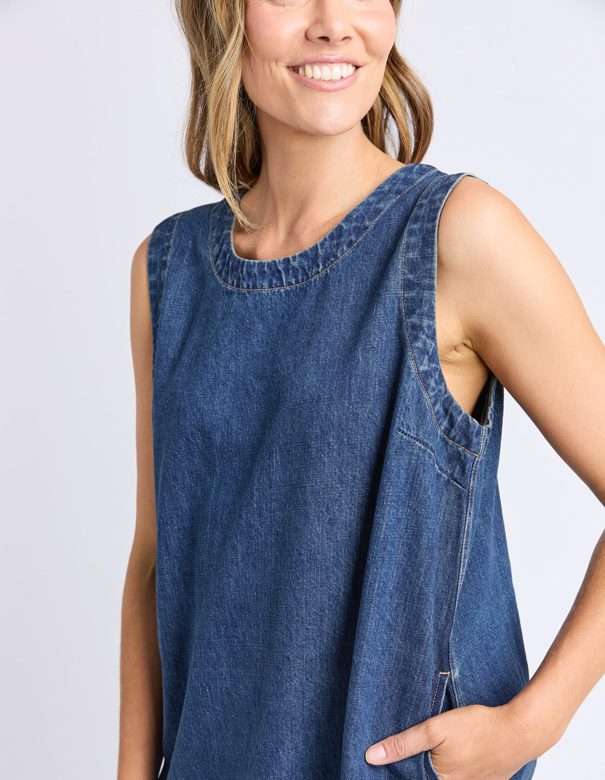 ELM SONNY DENIM DRESS