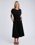 ELM NELLE MIDI DRESS