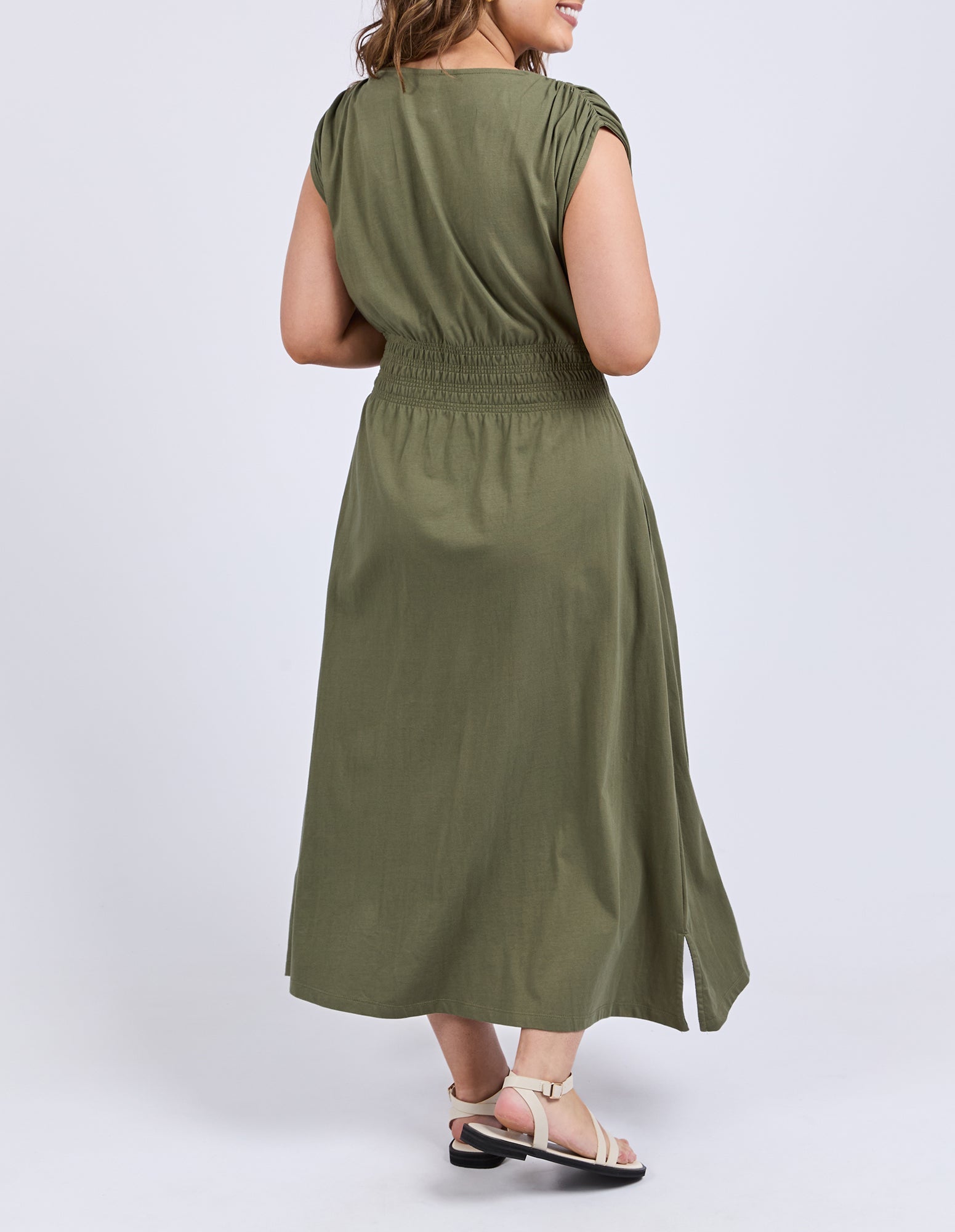 ELM NELLE MIDI DRESS