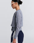 KAREN WALKER PEARL LACE CARDIGAN