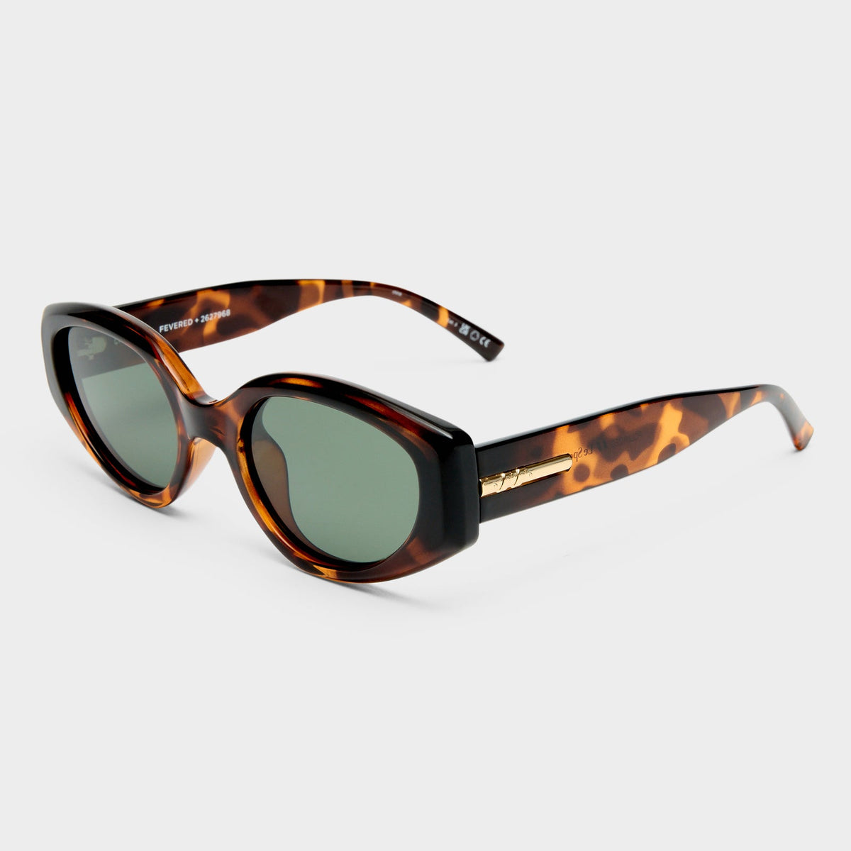 LE SPECS FEVERED SUNGLASSES - TORT POLARISED