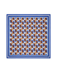 KAREN WALKER MONOGRAM SILED CLASSIC SILK SCARF
