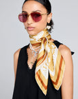 KAREN WALKER ANIMAL KINGDOM CLASSIC SILK SCARF
