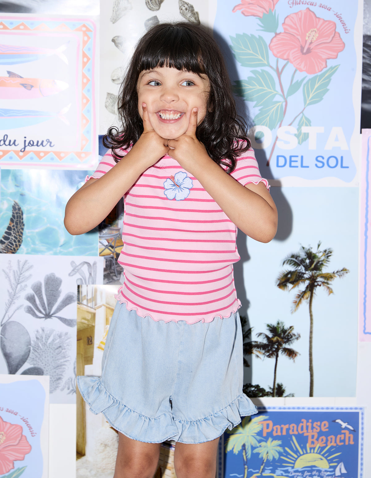 EVE GIRL LULU RIB TEE