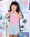 EVE GIRL LULU RIB TEE