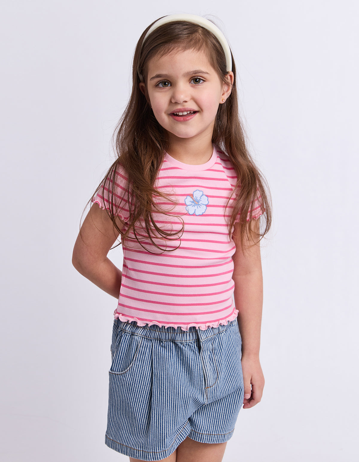 EVE GIRL LULU RIB TEE