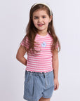 EVE GIRL LULU RIB TEE