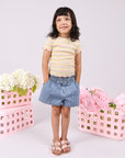 EVE GIRL ELLIE RIB TEE
