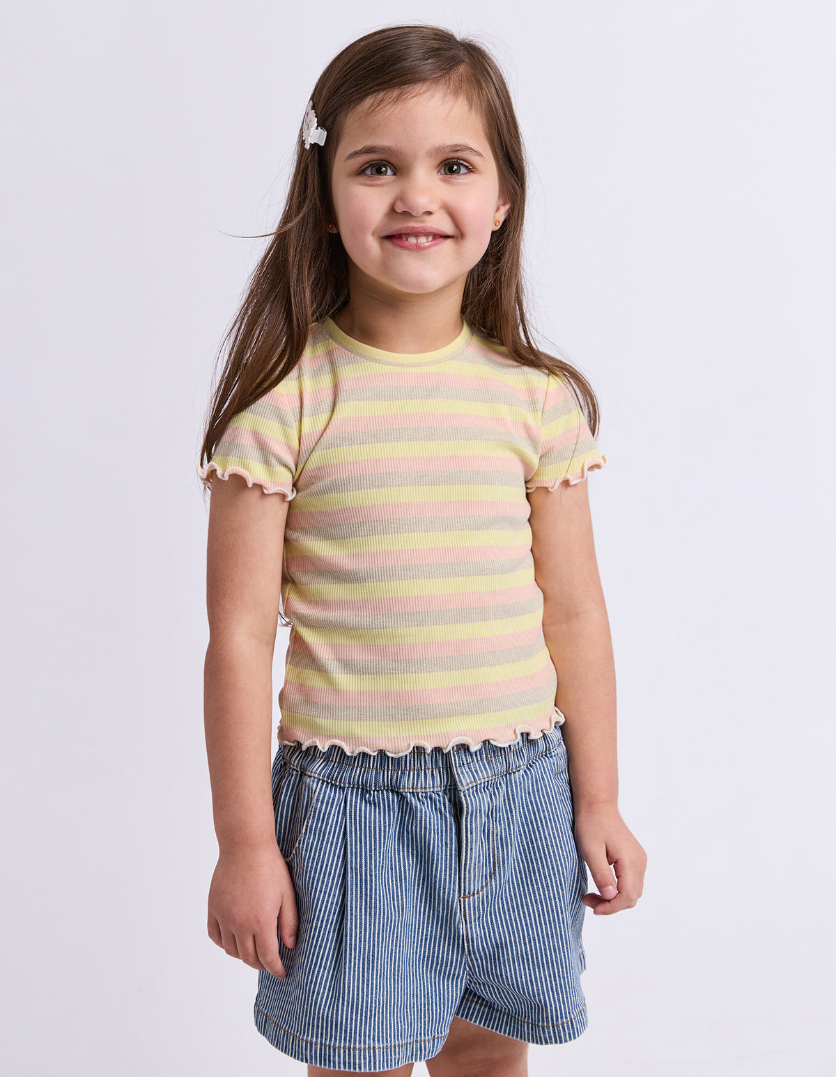 EVE GIRL ELLIE RIB TEE