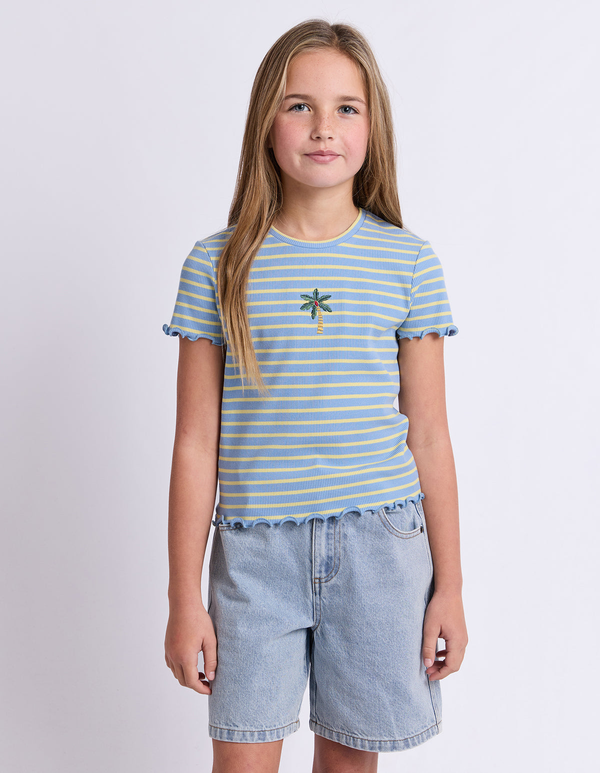 EVE GIRL SAMMY RIB TEE