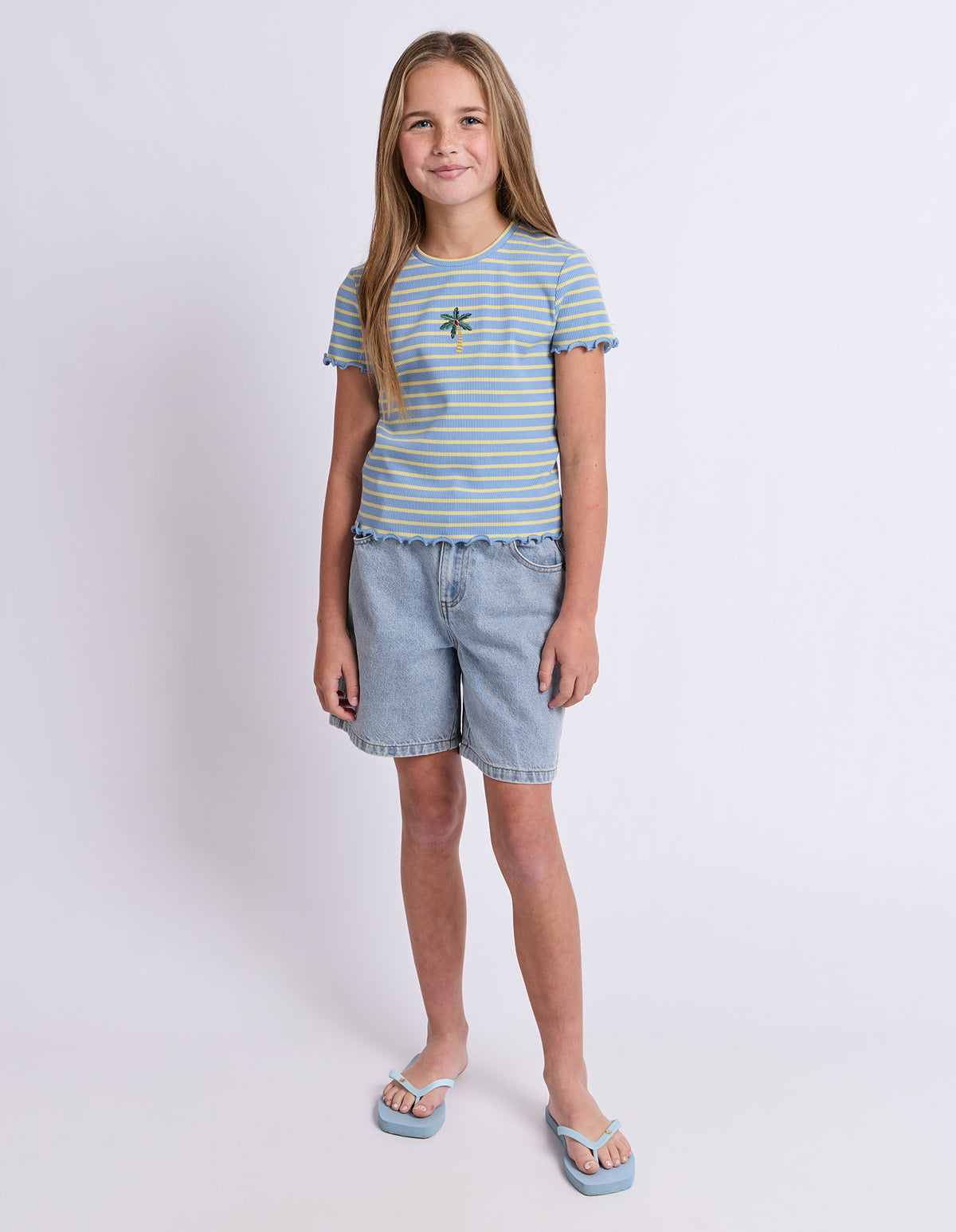 EVE GIRL SAMMY RIB TEE