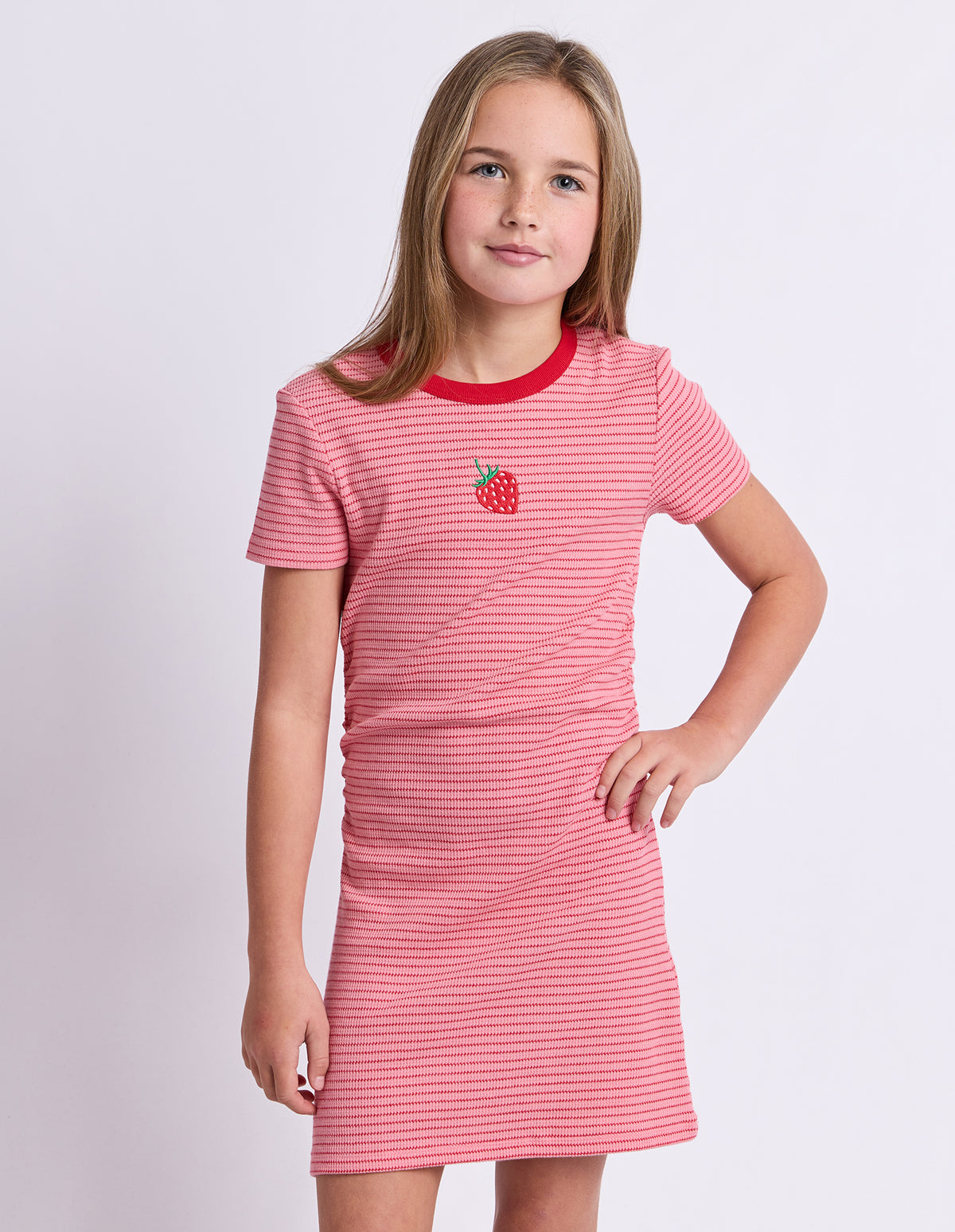 EVE GIRL EVIE RUCHED DRESS