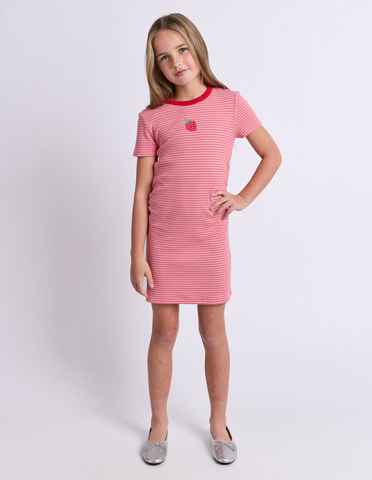 EVE GIRL EVIE RUCHED DRESS