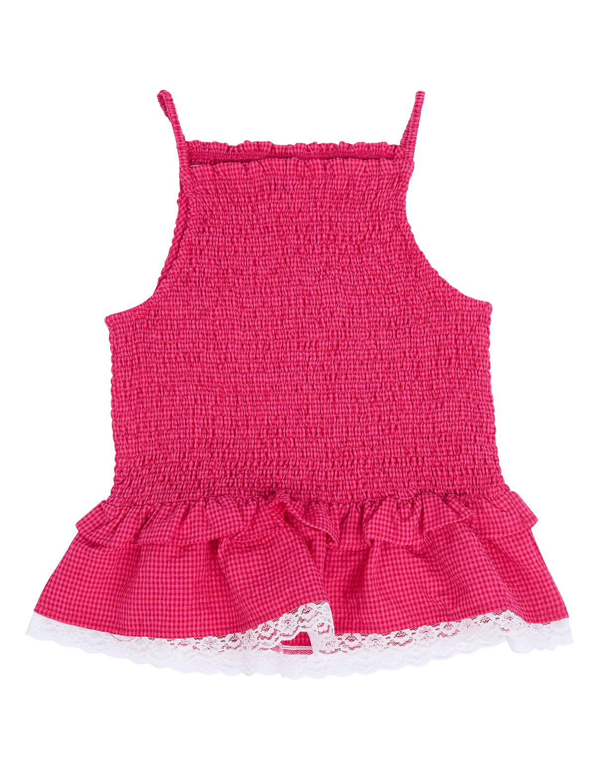 EVE GIRL MATILDA SHIRRED TOP