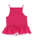 EVE GIRL MATILDA SHIRRED TOP