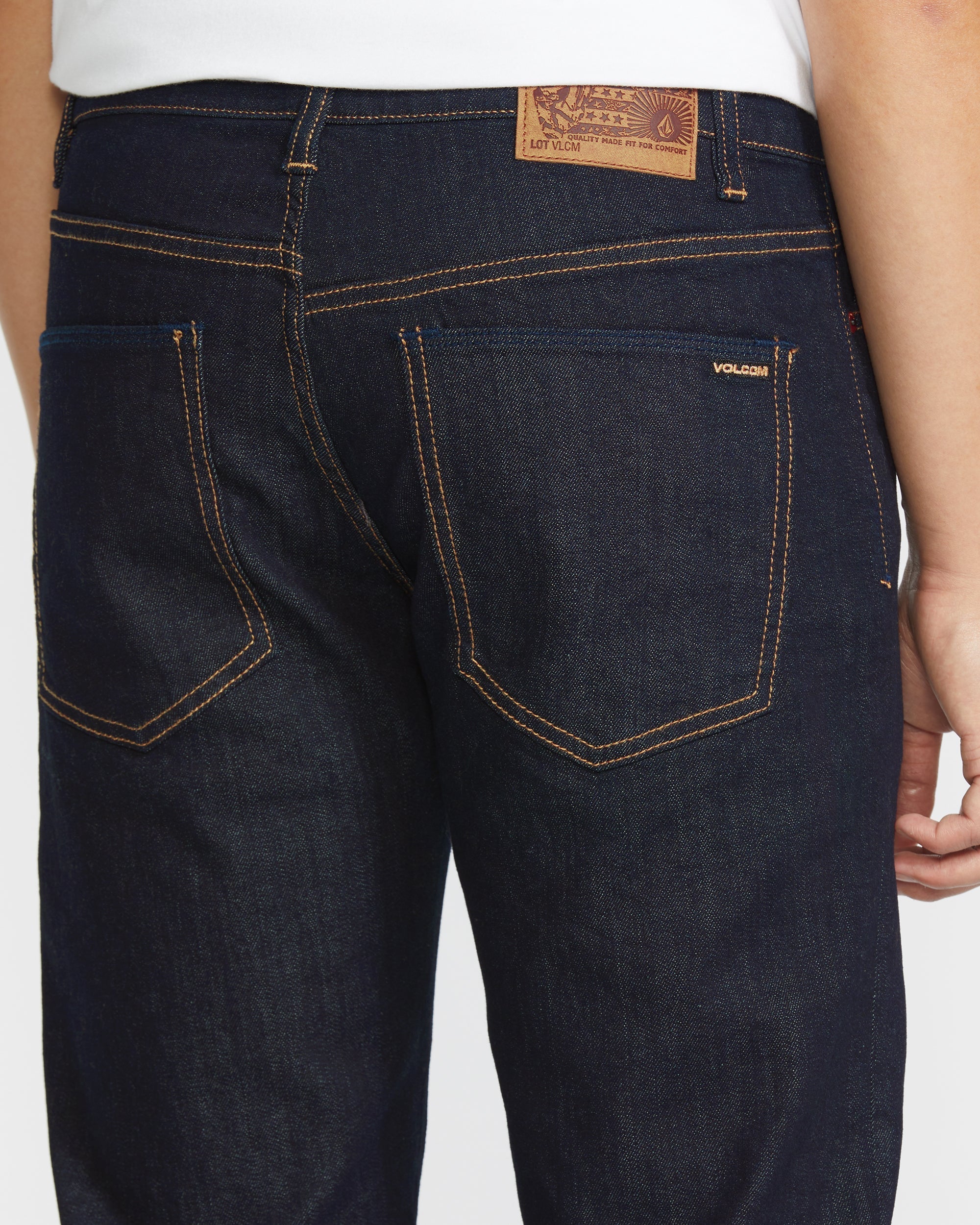VOLCOM SOLVER JEANS - RINSE
