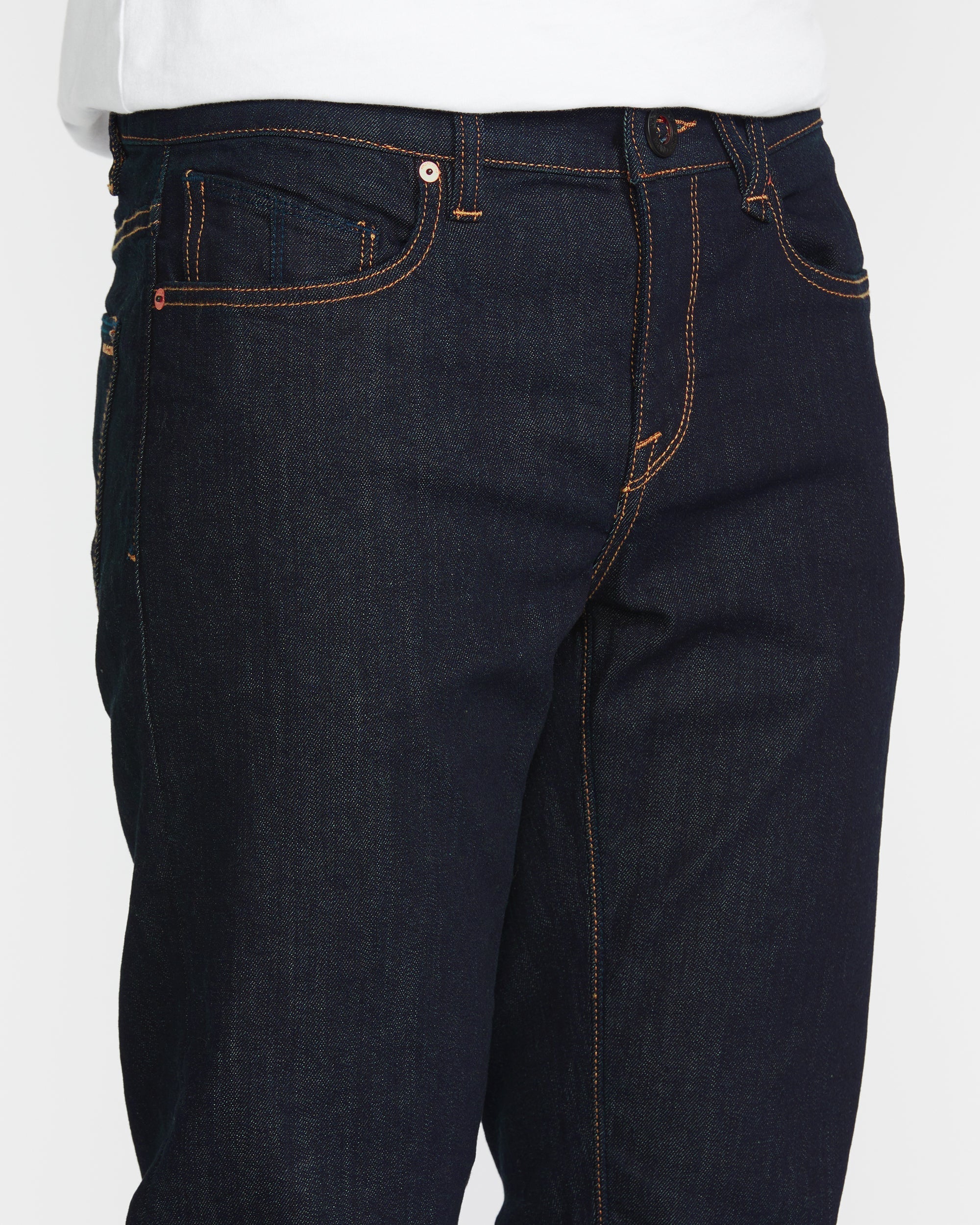 VOLCOM SOLVER JEANS - RINSE