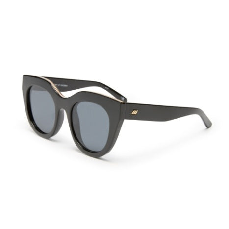 LE SPECS AIR HEART - BLACK POLARIZED