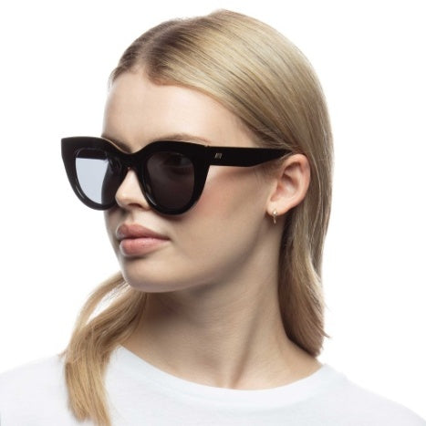 LE SPECS AIR HEART - BLACK POLARIZED