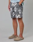 JUST ANOTHER FISHERMAN ALOHA VOLLEY SHORTS