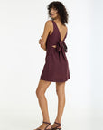 BLAK A WALK TO REMEMBER LINEN MINI DRESS