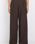 AMONG THE BRAVE PETITE INSTINCTIVE WIDE LEG ELASTIC BACK PANTS