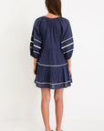 IVY + JACK AGAIN SS TIERED SMOCK DRESS
