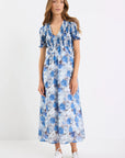 AMONG THE BRAVE APERTURE MIDI DRESS