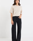 STORIES BE TOLD CONCERT MID RISE WIDE LEG WELT POCKET JEAN