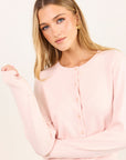 STORIES BE TOLD AUTOGRAPH SOFT FINE GAUGE CREWNECK CARDIGAN