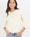 STORIES BE TOLD AUTOGRAPH SOFT FINE GAUGE CREWNECK CARDIGAN