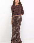AMONG THE BRAVE RALLY TIE WAIST MAXI SKIRT