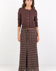 AMONG THE BRAVE RALLY TIE WAIST MAXI SKIRT