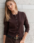 STORIES BE TOLD AUTOGRAPH SOFT FINE GAUGE CREWNECK CARDIGAN