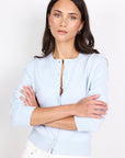 STORIES BE TOLD AUTOGRAPH SOFT FINE GAUGE CREWNECK CARDIGAN