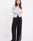 STORIES BE TOLD AUTOGRAPH CASHMERE BLEND CREWNECK CARDIGAN