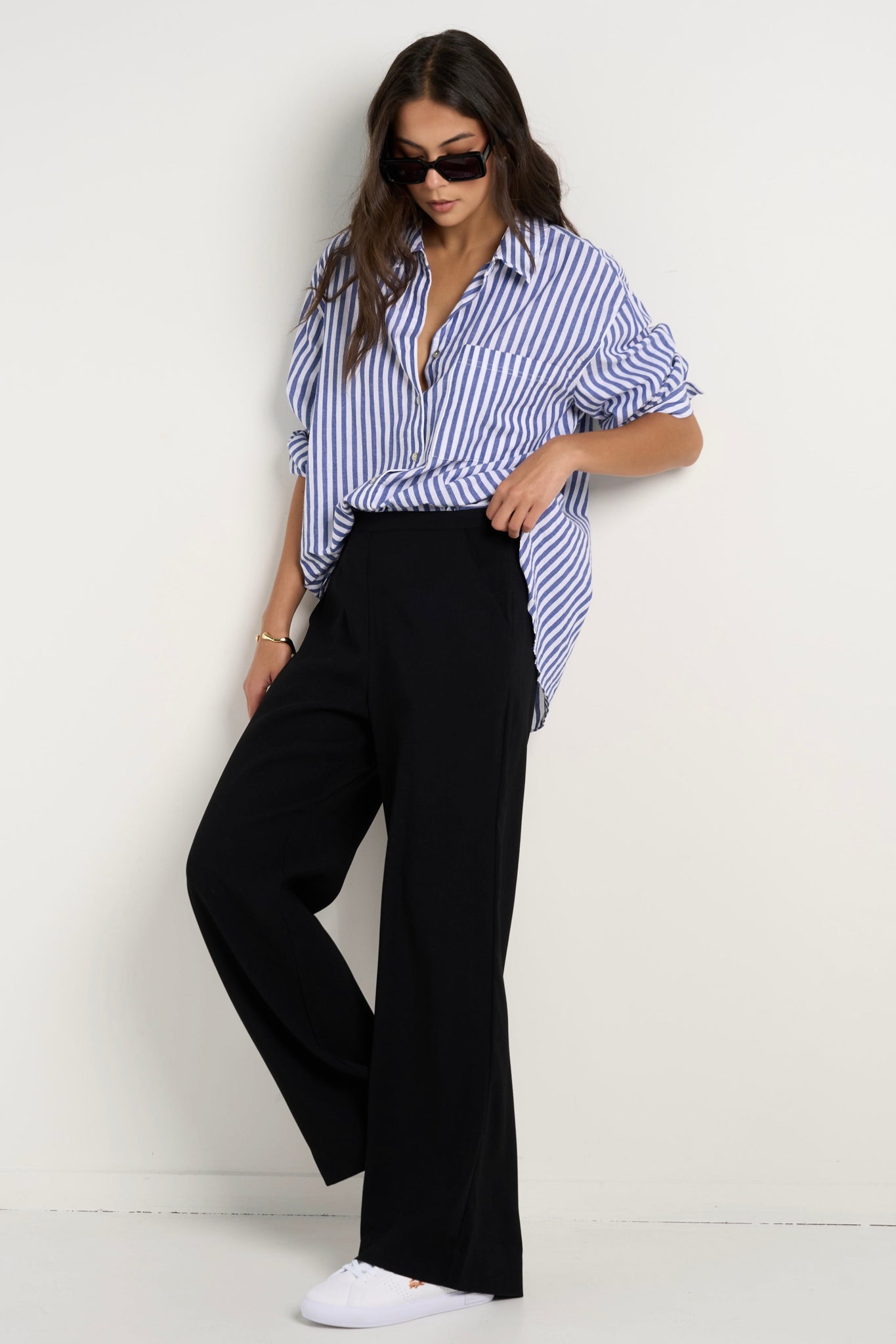 AMONG THE BRAVE BEST LIFE SOFT CREPE WIDE LEG PANT