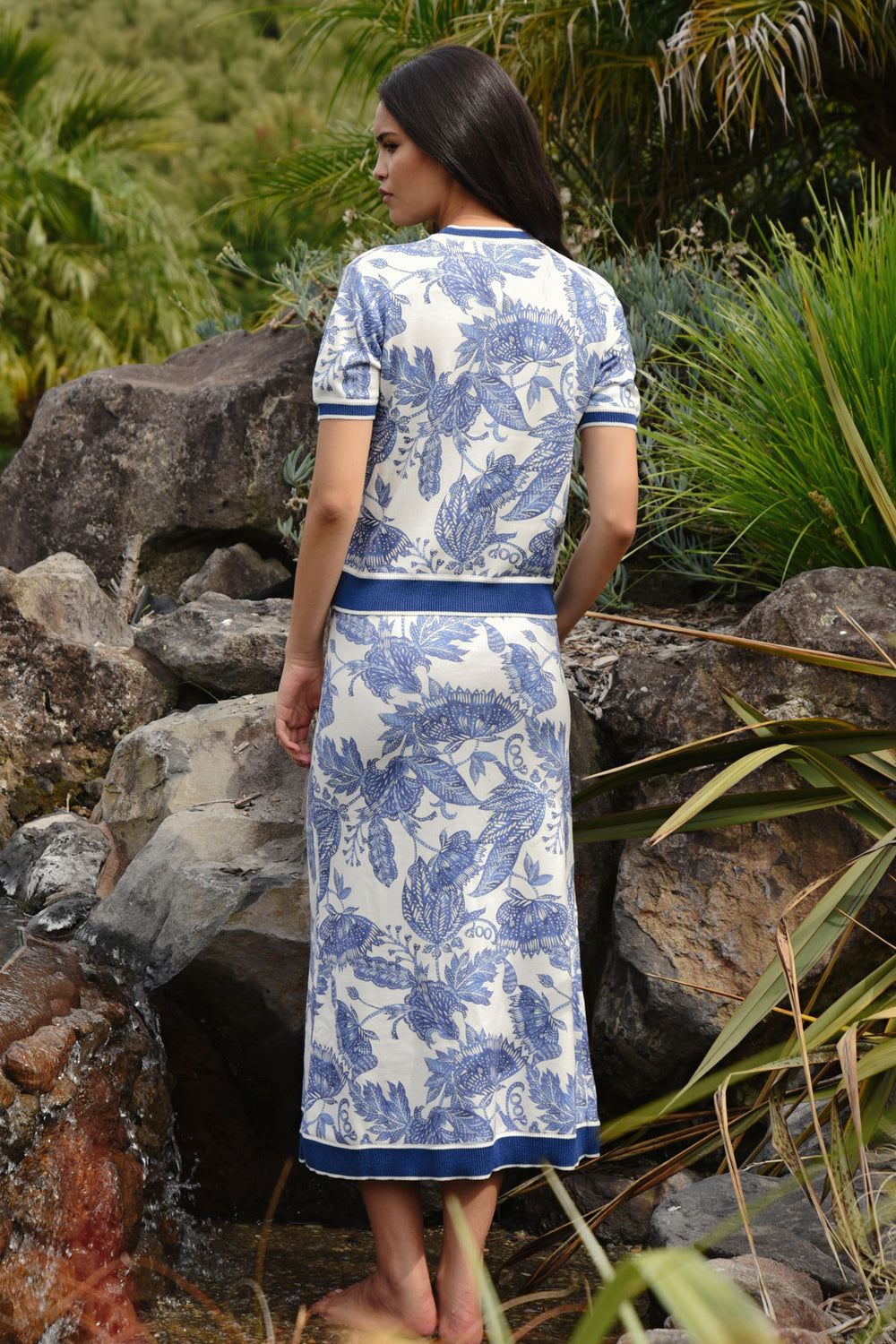 COOP BLEU PRINT SKIRT
