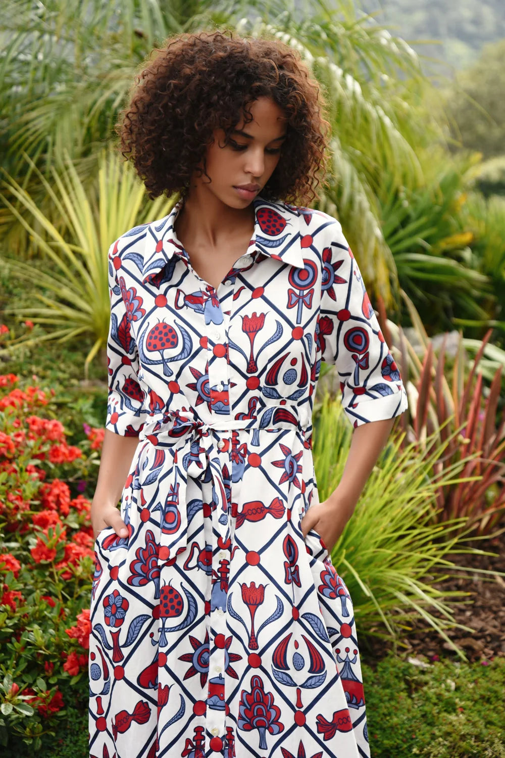 CURATE TIE ONE ON DRESS