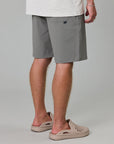 JUST ANOTHER FISHERMAN CREWMAN SHORTS 2.0 - STEEL GREY