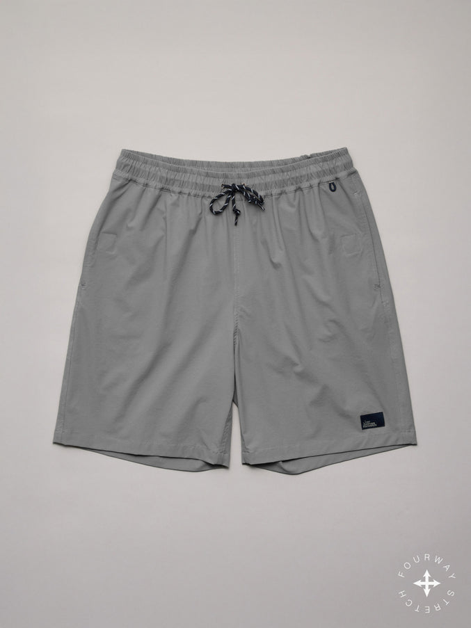 JUST ANOTHER FISHERMAN CREWMAN SHORTS 2.0 - STEEL GREY