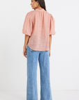 IVY + JACK CLOSURE BLUSH RAMIE HIGH HECK BUTTONED SS TOP