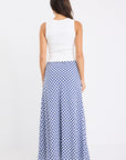 AMONG THE BRAVE SUMMIT GINGHAM COTTON TIE WAIST BIAS MAXI DRESS