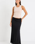 AMONG THE BRAVE SUMMIT TIE WAIST BIAS SKIRT